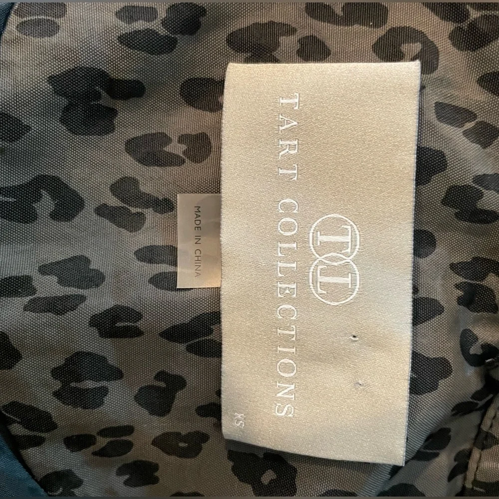 Tart Collections Leopard Print Utility Rain Jacket